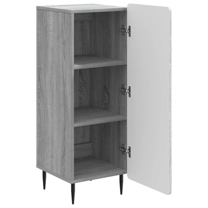 vidaXL Sideboard Grey Sonoma 34.5 x 33 x 92 cm Engineered Wood
