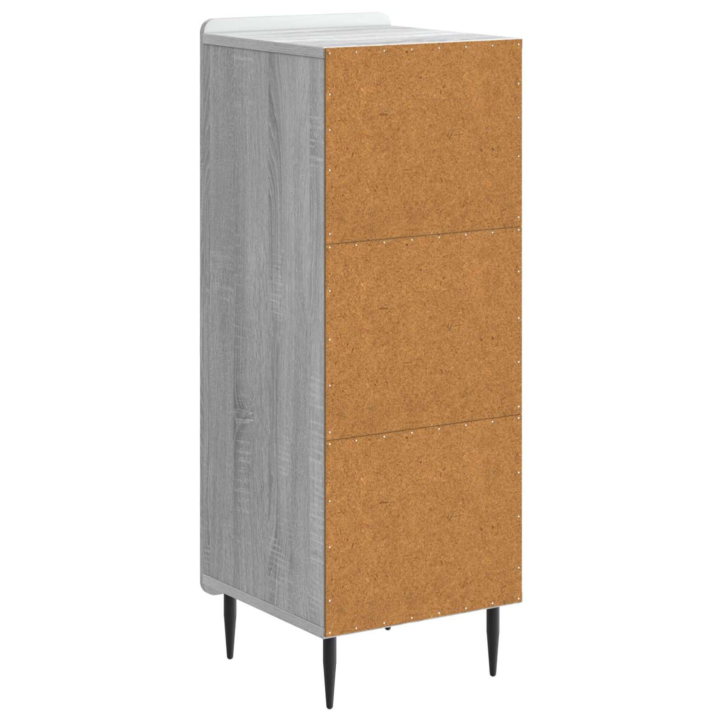 vidaXL Sideboard Grey Sonoma 34.5 x 33 x 92 cm Engineered Wood