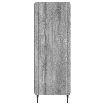 vidaXL Sideboard Grey Sonoma 34.5 x 33 x 92 cm Engineered Wood