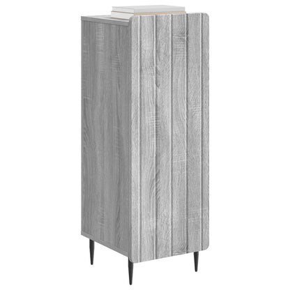 vidaXL Sideboard Grey Sonoma 34.5 x 33 x 92 cm Engineered Wood