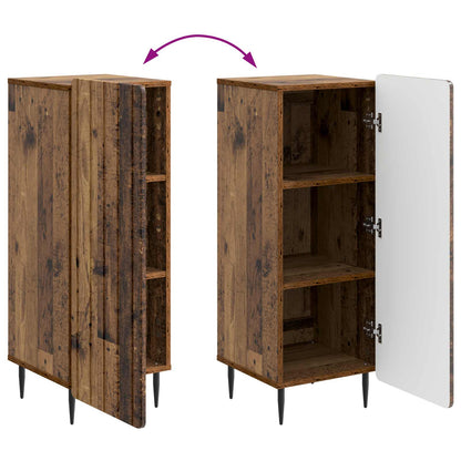 vidaXL Sideboard Old Wood 34.5 x 33 x 92 cm Engineered Wood
