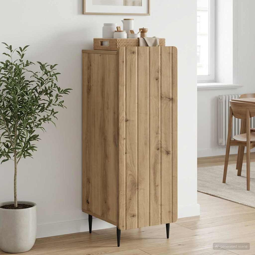 vidaXL Sideboard Artisan Oak 34.5 x 33 x 92 cm Engineered Wood