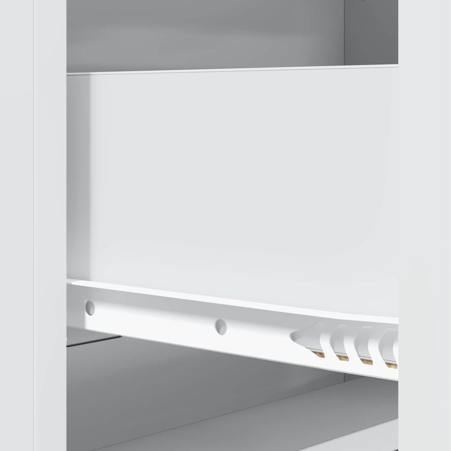 vidaXL Drawer Cabinet White 66 x 34.5 x 92 cm Engineered Wood