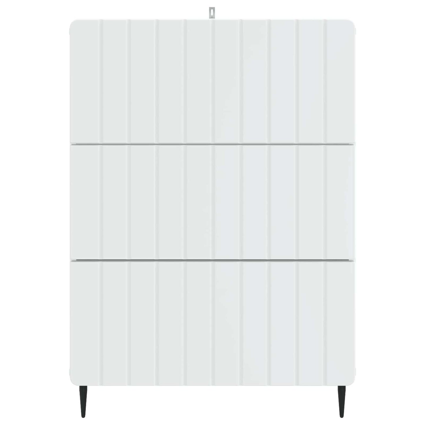 vidaXL Drawer Cabinet White 66 x 34.5 x 92 cm Engineered Wood