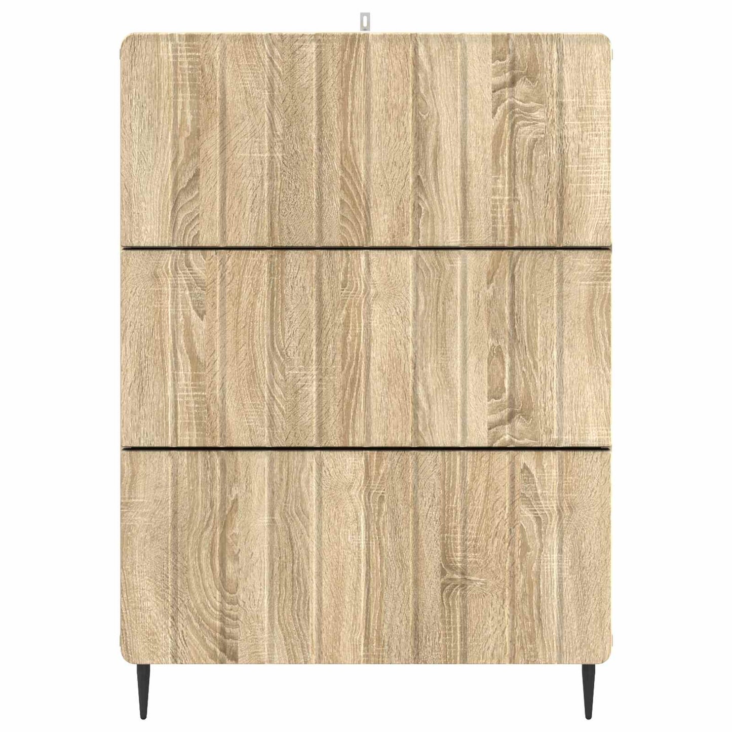vidaXL Drawer Cabinet Sonoma Oak 66 x 34.5 x 92 cm Engineered Wood