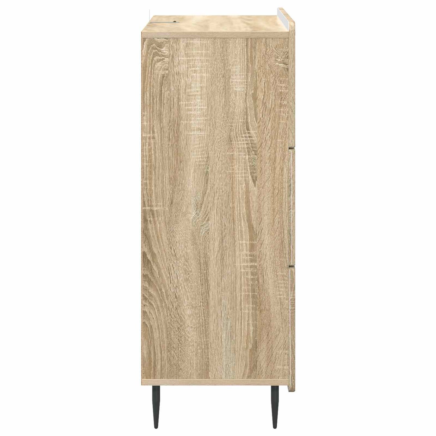 vidaXL Drawer Cabinet Sonoma Oak 66 x 34.5 x 92 cm Engineered Wood