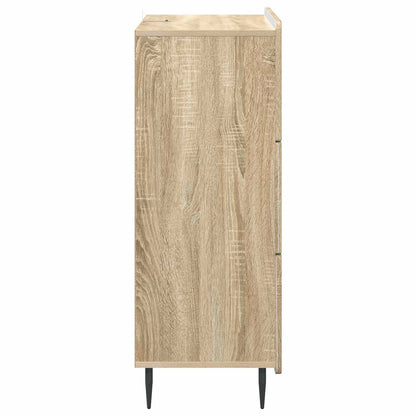 vidaXL Drawer Cabinet Sonoma Oak 66 x 34.5 x 92 cm Engineered Wood