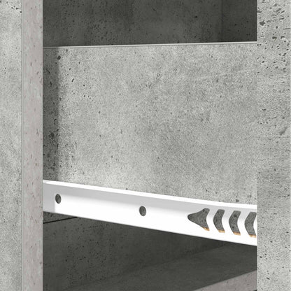 vidaXL Drawer Cabinet Concrete Grey 66 x 34.5 x 92 cm Engineered Wood