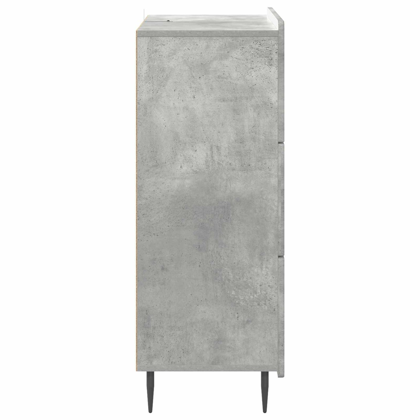 vidaXL Drawer Cabinet Concrete Grey 66 x 34.5 x 92 cm Engineered Wood