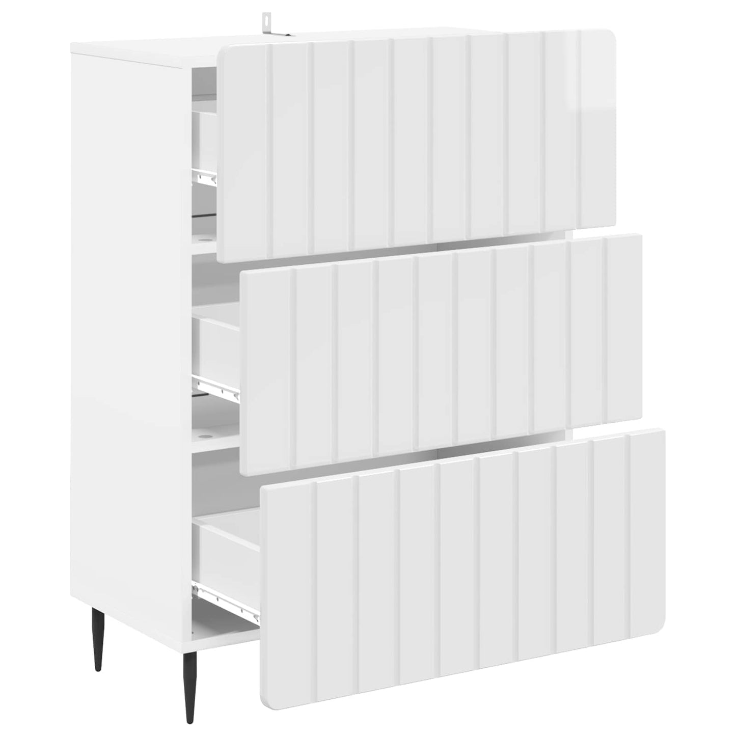 vidaXL Drawer Cabinet 66 x 34.5 x 92 cm Engineered Wood