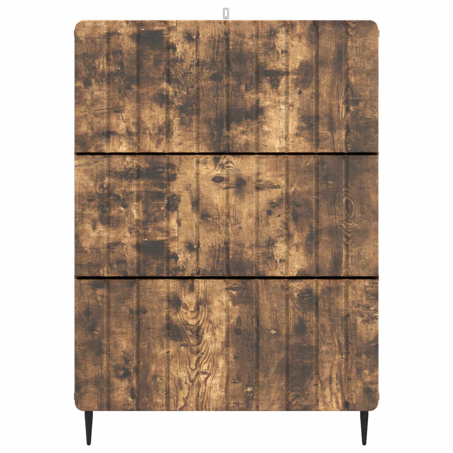 vidaXL Drawer Cabinet Smoked Oak 66 x 34.5 x 92 cm Engineered Wood