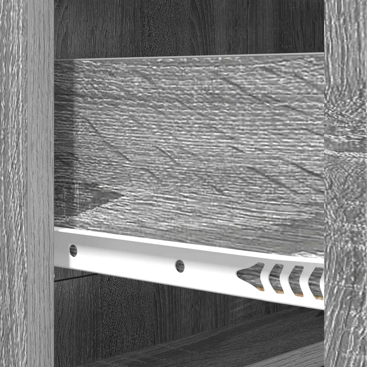 vidaXL Drawer Cabinet Grey Sonoma 66 x 34.5 x 92 cm Engineered Wood