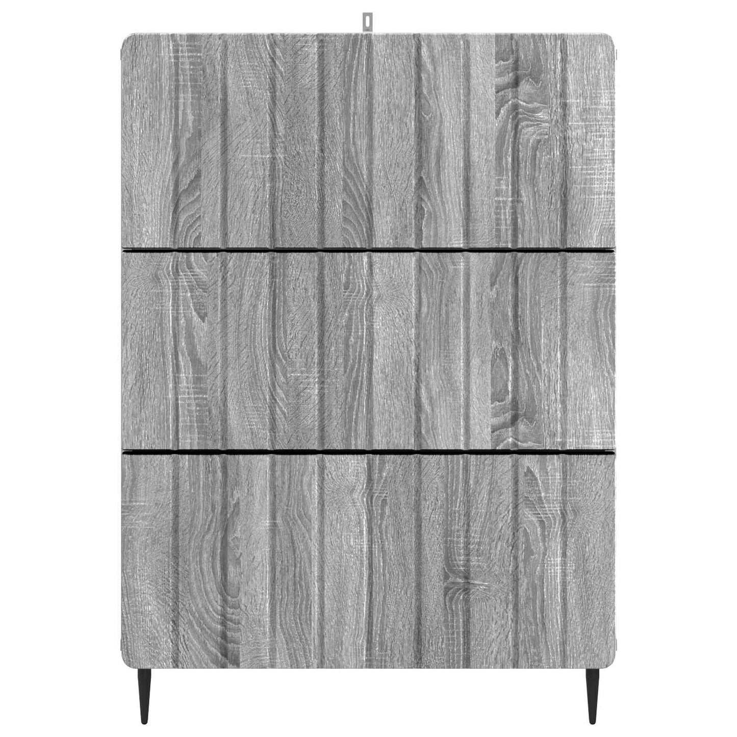 vidaXL Drawer Cabinet Grey Sonoma 66 x 34.5 x 92 cm Engineered Wood