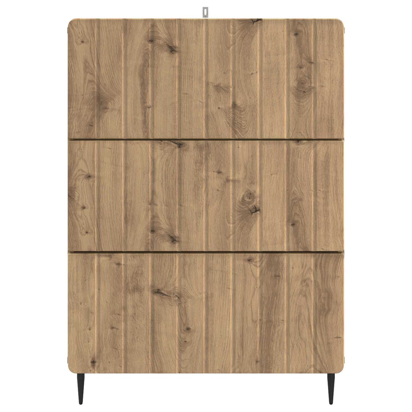 vidaXL Drawer Cabinet 66 x 34.5 x 92 cm Engineered Wood Artisan Oak
