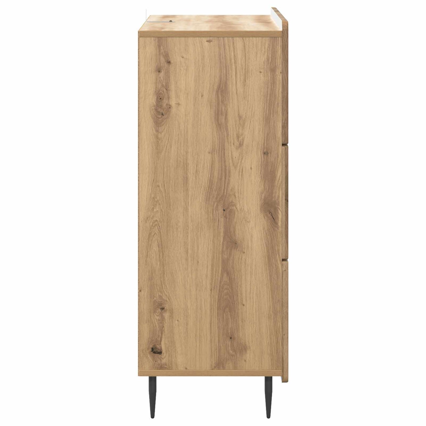 vidaXL Drawer Cabinet 66 x 34.5 x 92 cm Engineered Wood Artisan Oak