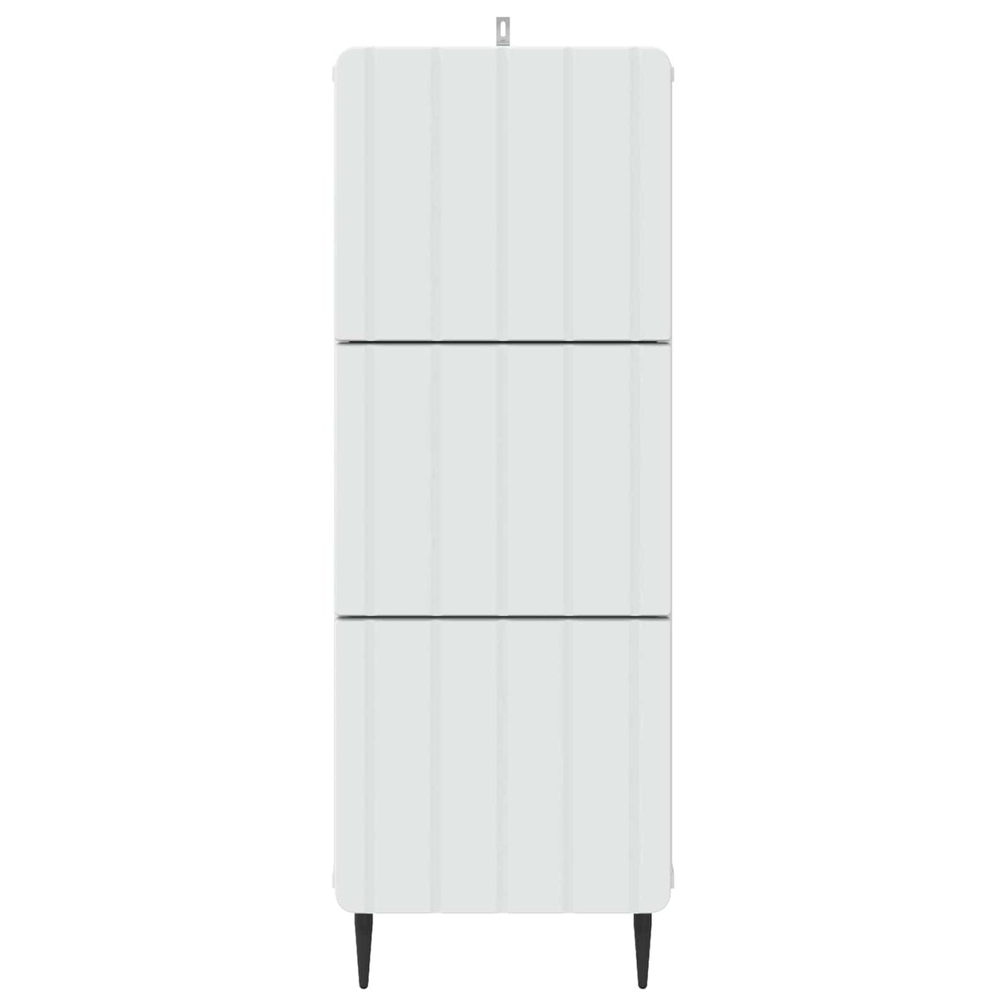 vidaXL Drawer Cabinet White 33 x 34.5 x 92 cm Engineered Wood