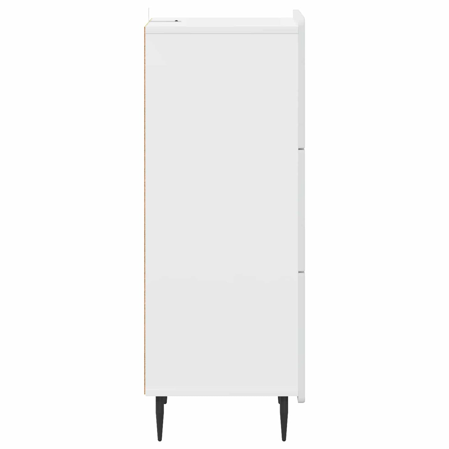vidaXL Drawer Cabinet White 33 x 34.5 x 92 cm Engineered Wood