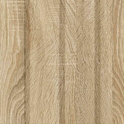 vidaXL Drawer Cabinet Sonoma Oak 33 x 34.5 x 92 cm Engineered Wood