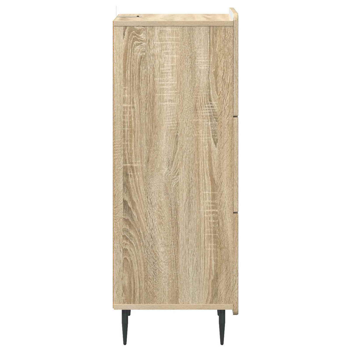 vidaXL Drawer Cabinet 33 x 34.5 x 92 cm Engineered Wood Sonoma Oak