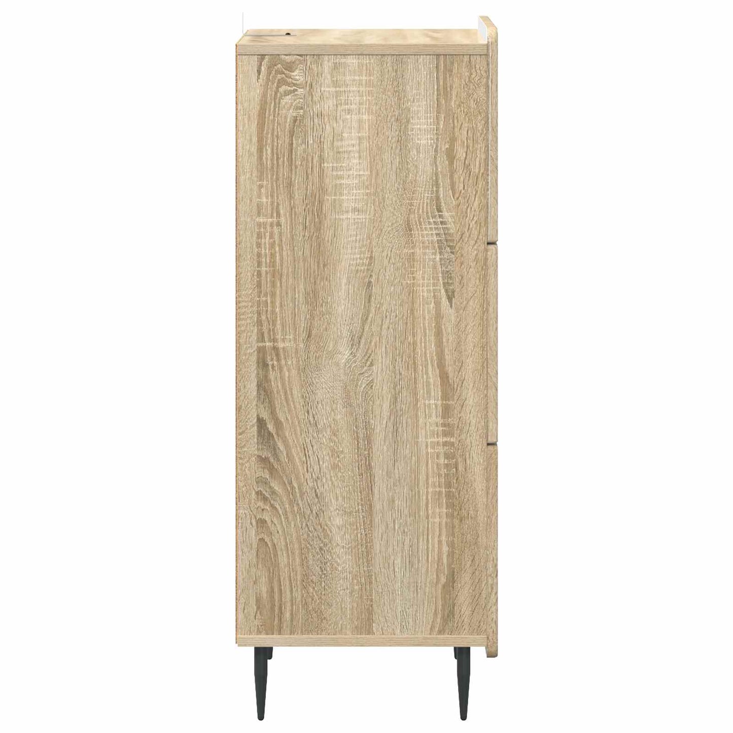 vidaXL Drawer Cabinet Sonoma Oak 33 x 34.5 x 92 cm Engineered Wood
