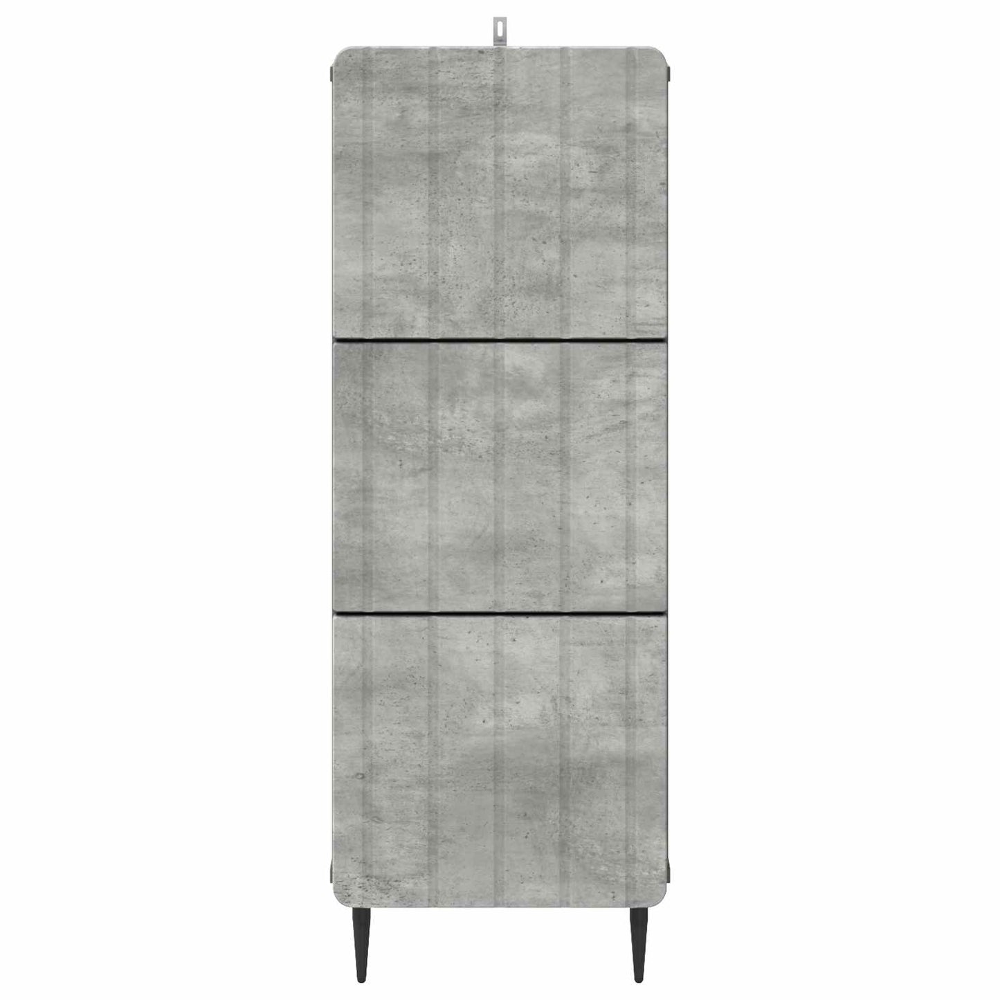 vidaXL Drawer Cabinet Concrete Grey 33 x 34.5 x 92 cm Engineered Wood