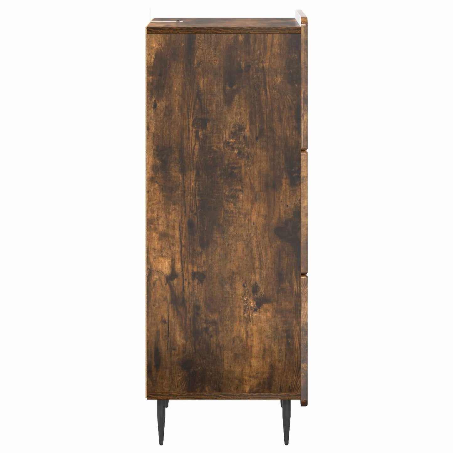 vidaXL Drawer Cabinet Smoked Oak 33 x 34.5 x 92 cm Engineered Wood