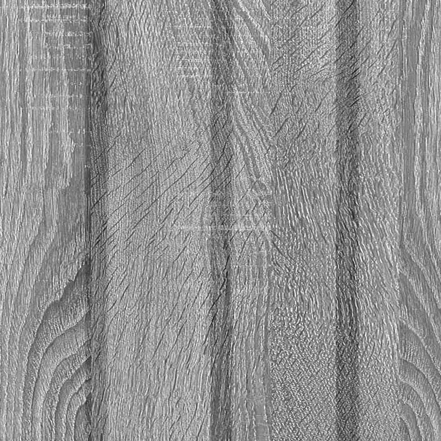 vidaXL Drawer Cabinet Grey Sonoma 33 x 34.5 x 92 cm Engineered Wood