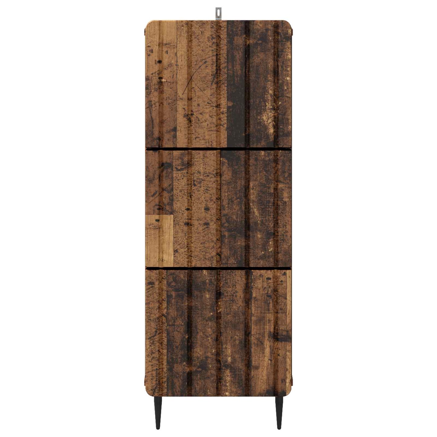 vidaXL Drawer Cabinet 33 x 34.5 x 92 cm Engineered Wood Old Wood