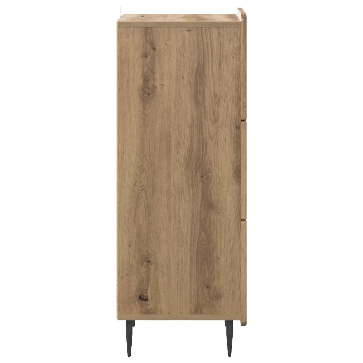 vidaXL Drawer Cabinet Artisan Oak 33 x 34.5 x 92 cm Engineered Wood