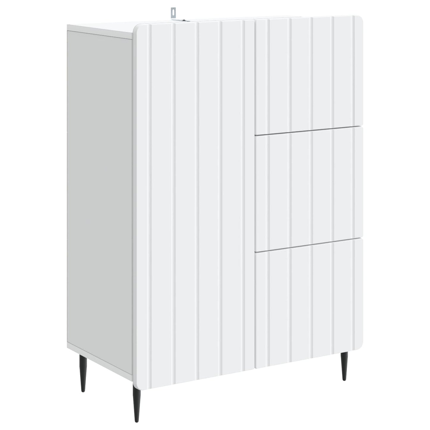 vidaXL Sideboard White 66 x 34.5 x 91.5 cm Engineered Wood