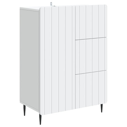 vidaXL Sideboard White 66 x 34.5 x 91.5 cm Engineered Wood
