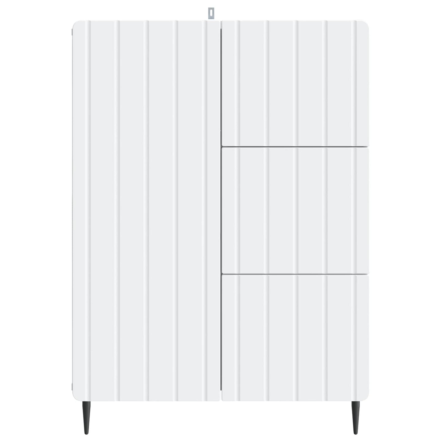 vidaXL Sideboard White 66 x 34.5 x 91.5 cm Engineered Wood