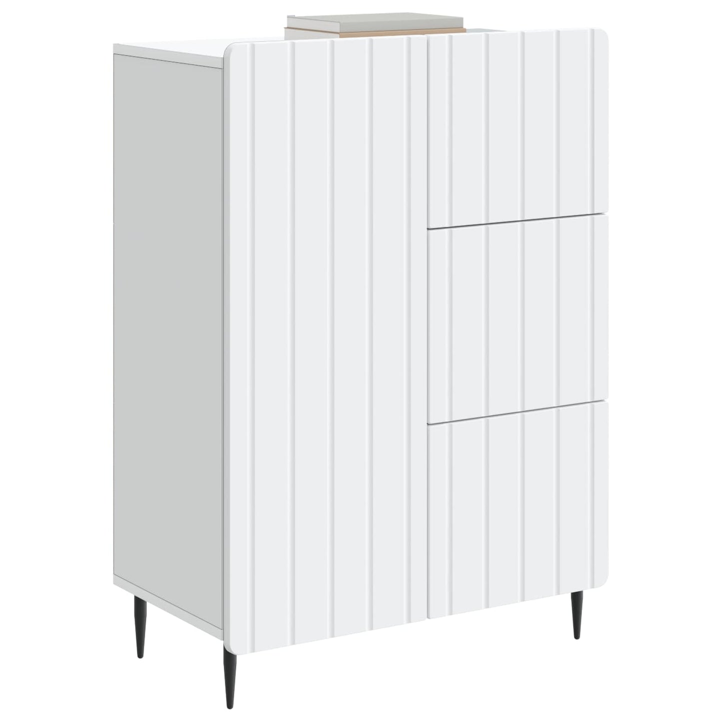 vidaXL Sideboard White 66 x 34.5 x 91.5 cm Engineered Wood