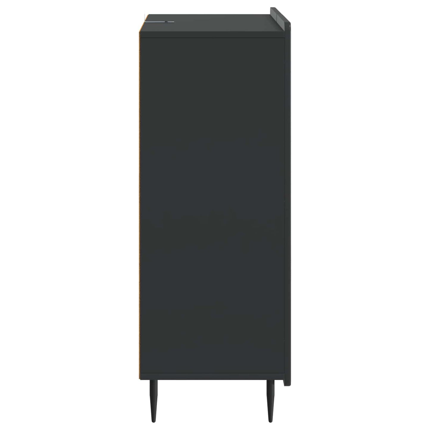 vidaXL Sideboard Black 66 x 34.5 x 91.5 cm Engineered Wood