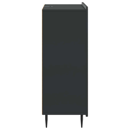 vidaXL Sideboard Black 66 x 34.5 x 91.5 cm Engineered Wood