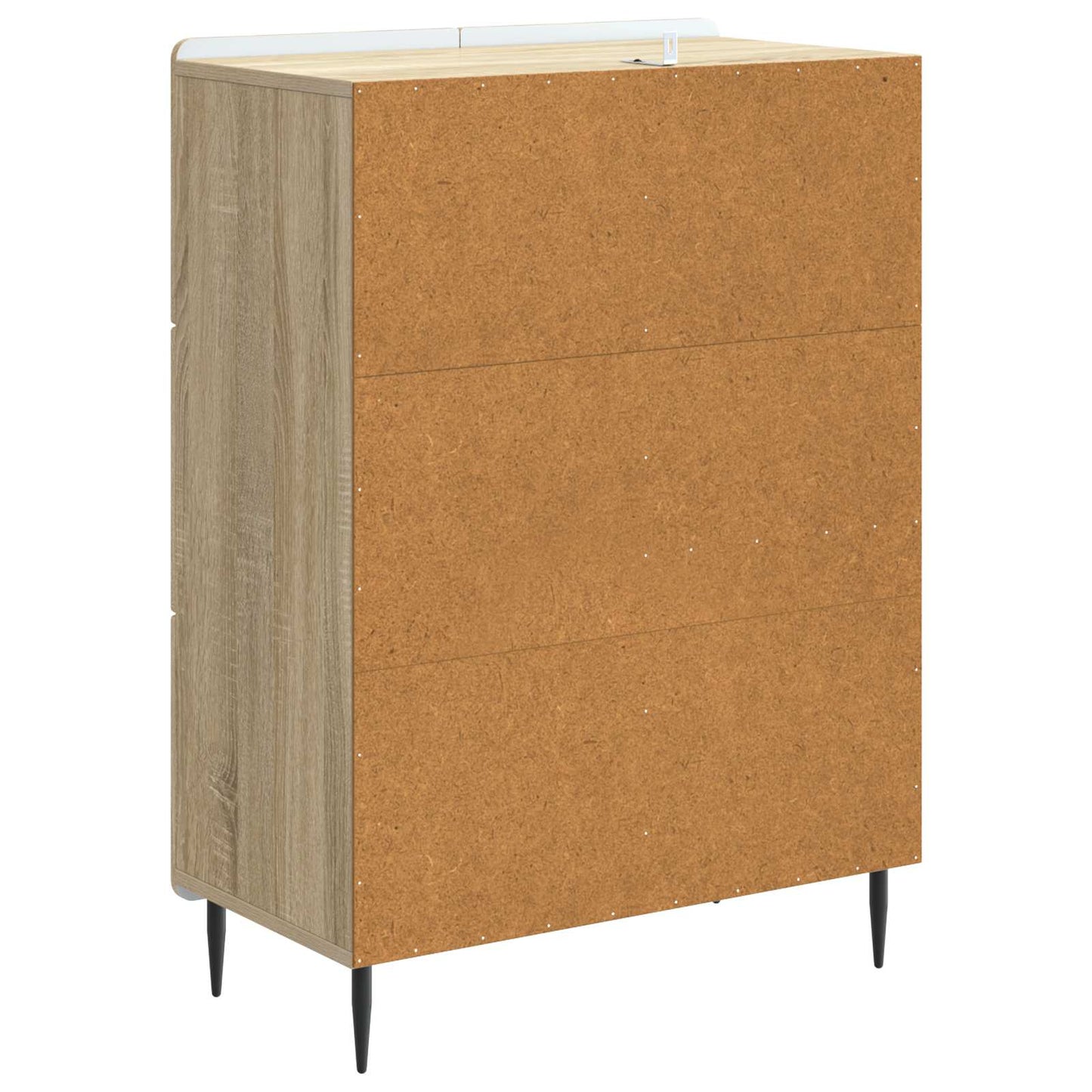 vidaXL Sideboard Sonoma Oak 66 x 34.5 x 91.5 cm Engineered Wood