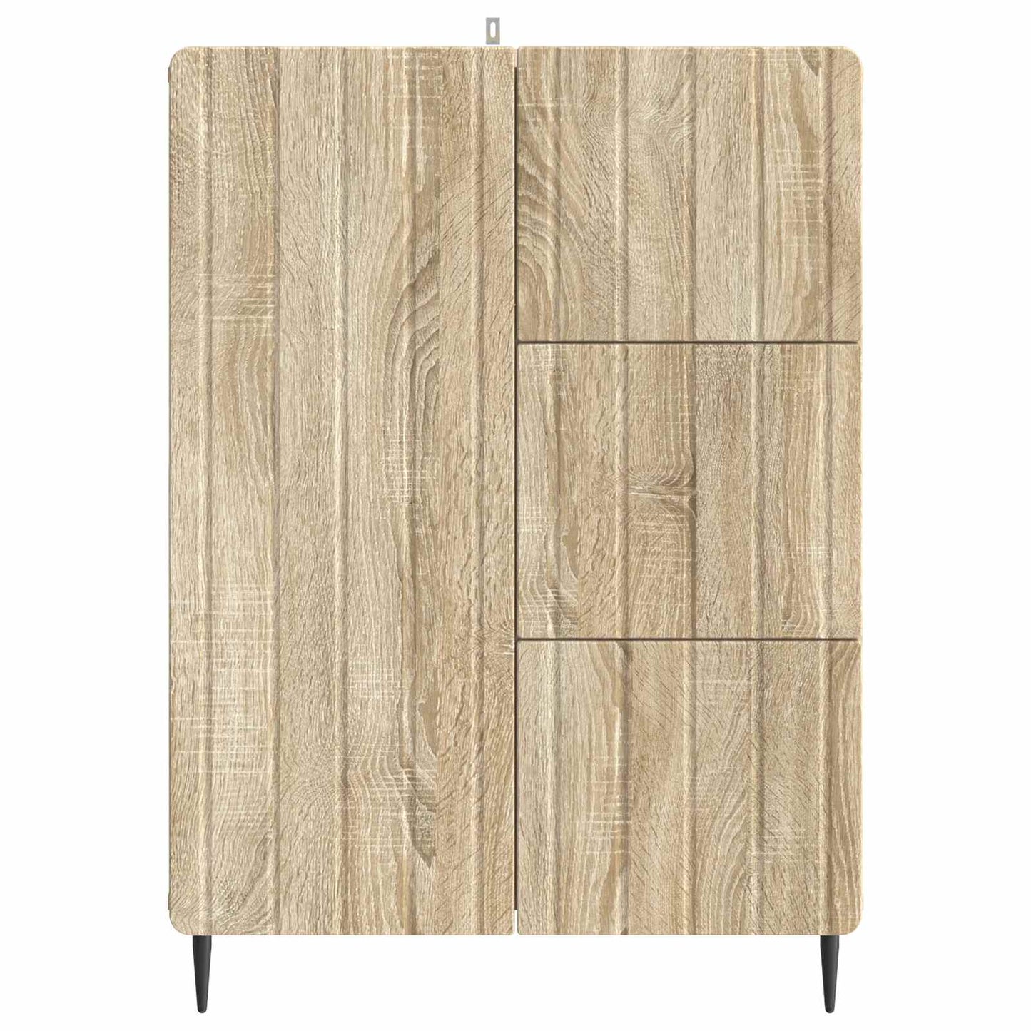 vidaXL Sideboard Sonoma Oak 66 x 34.5 x 91.5 cm Engineered Wood