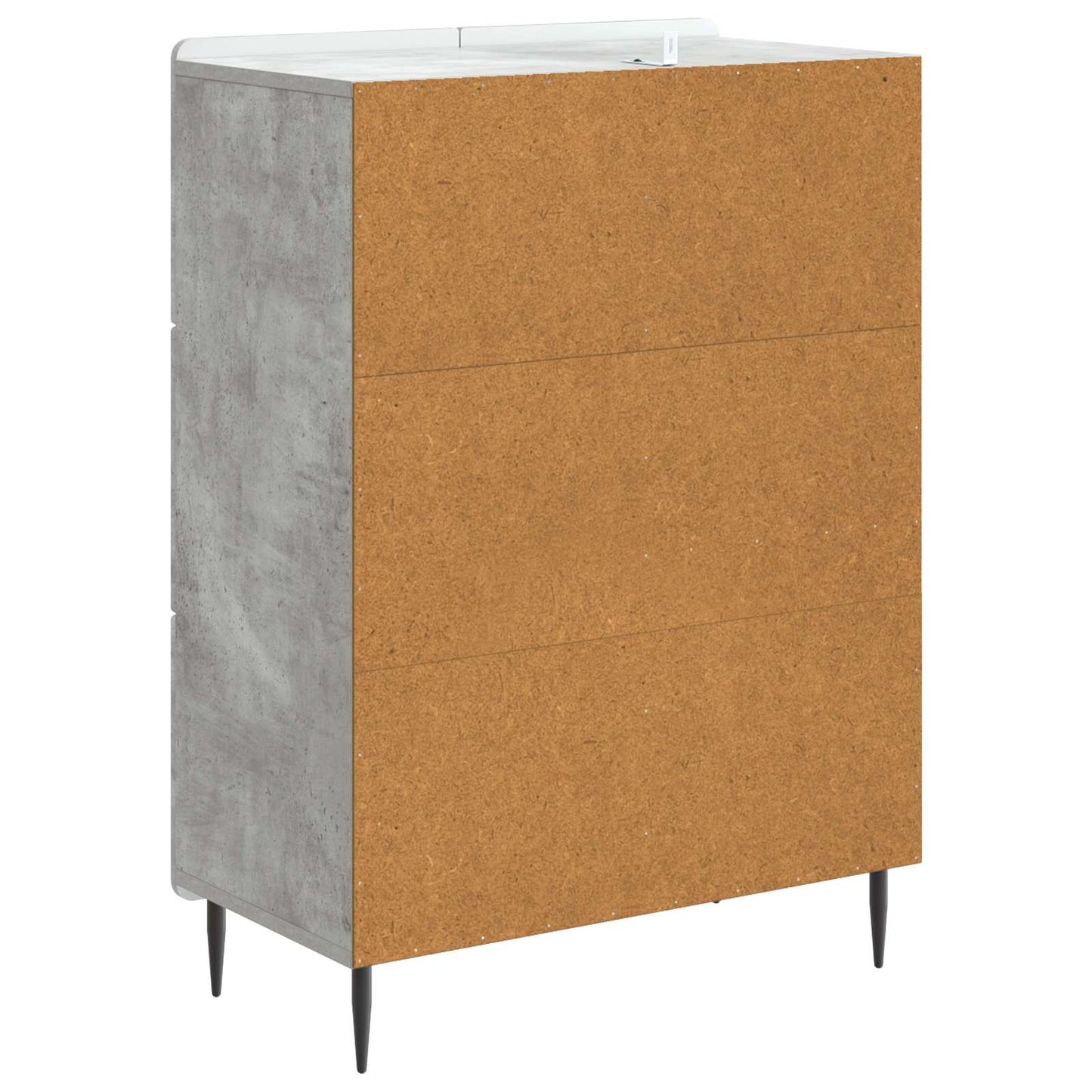 vidaXL Sideboard Concrete Grey 66 x 34.5 x 91.5 cm Engineered Wood