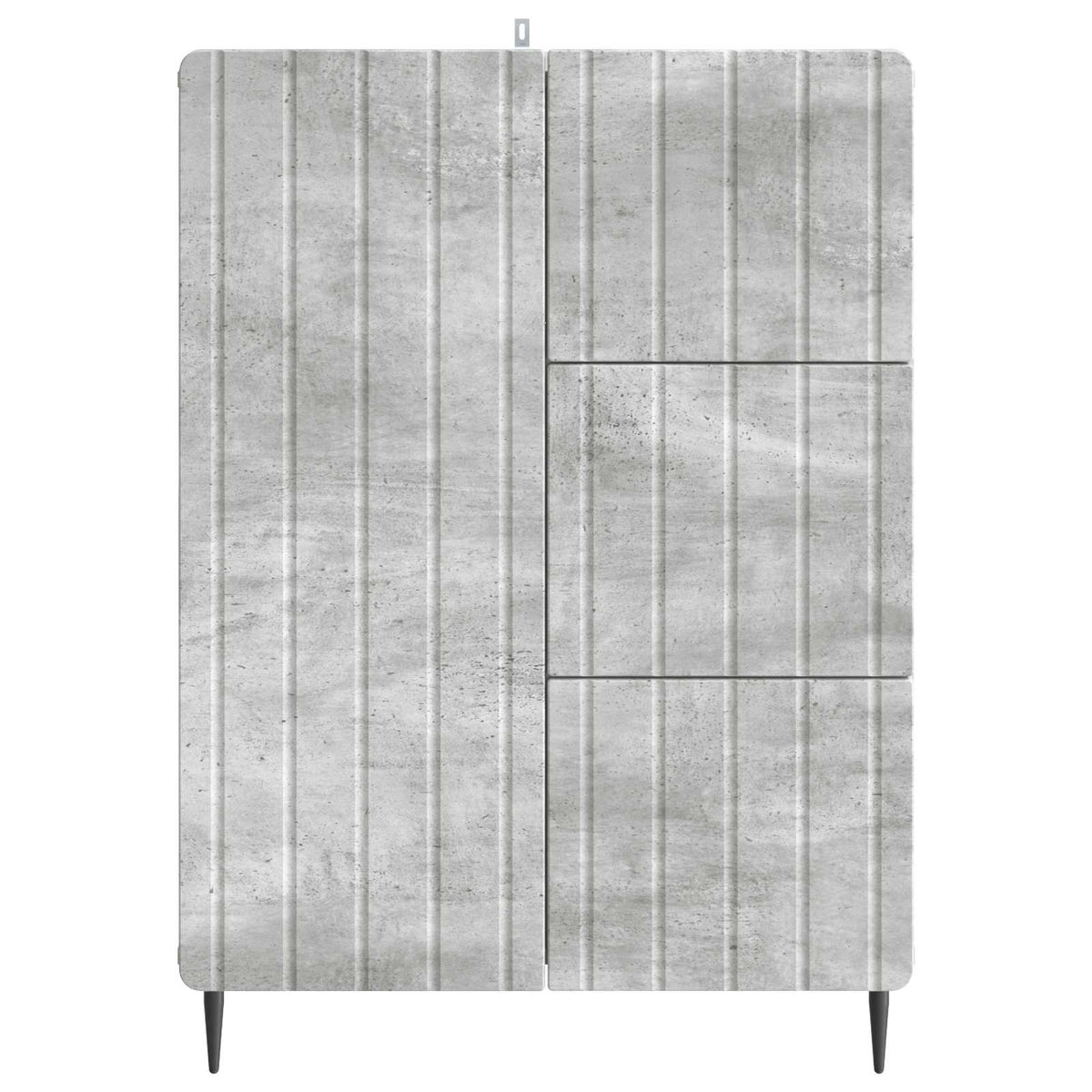 vidaXL Sideboard Concrete Grey 66 x 34.5 x 91.5 cm Engineered Wood