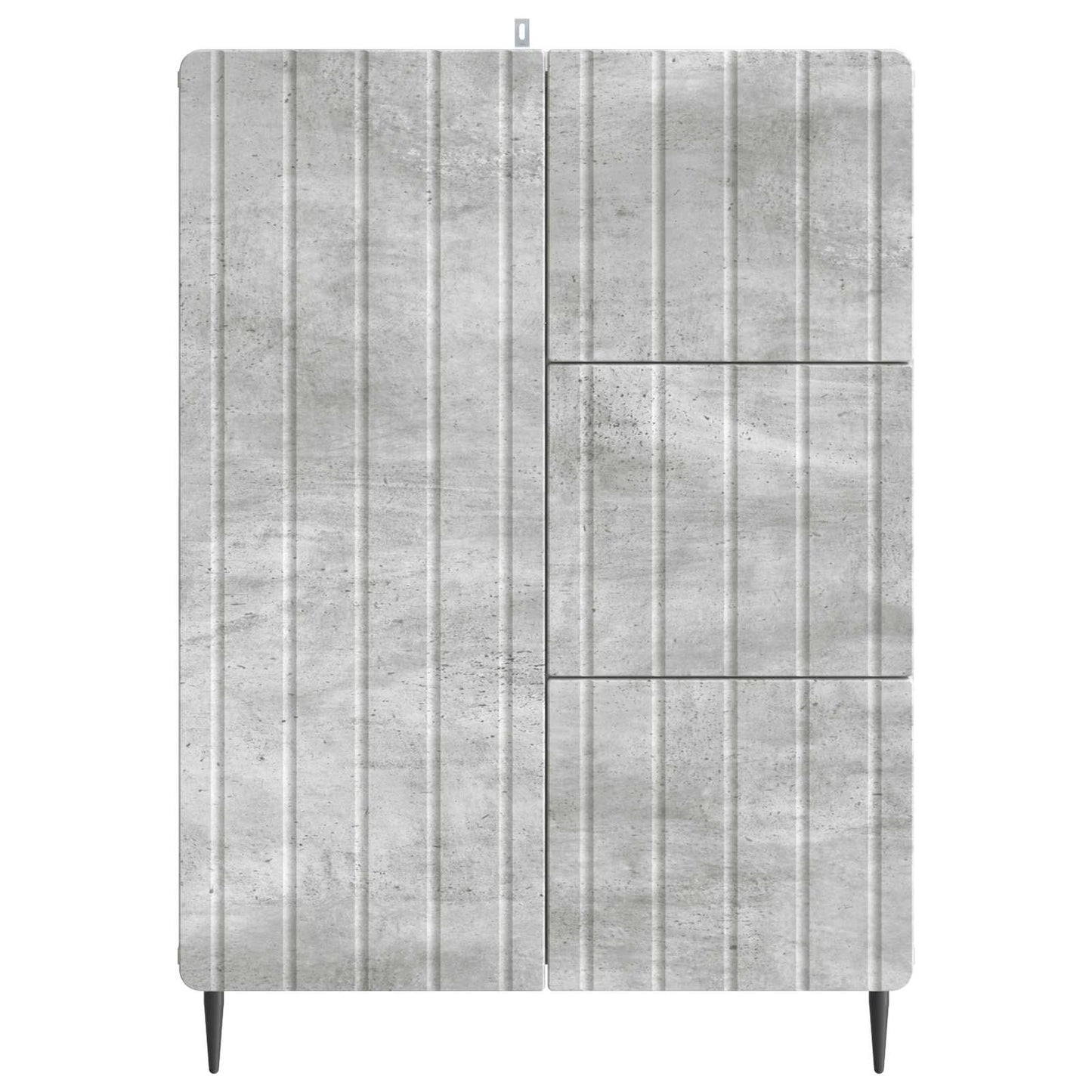 vidaXL Sideboard Concrete Grey 66 x 34.5 x 91.5 cm Engineered Wood