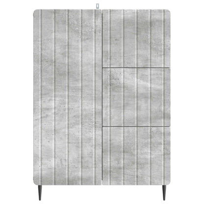 vidaXL Sideboard Concrete Grey 66 x 34.5 x 91.5 cm Engineered Wood