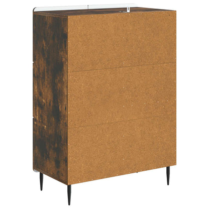 vidaXL Sideboard Smoked Oak 66 x 34.5 x 91.5 cm Engineered Wood