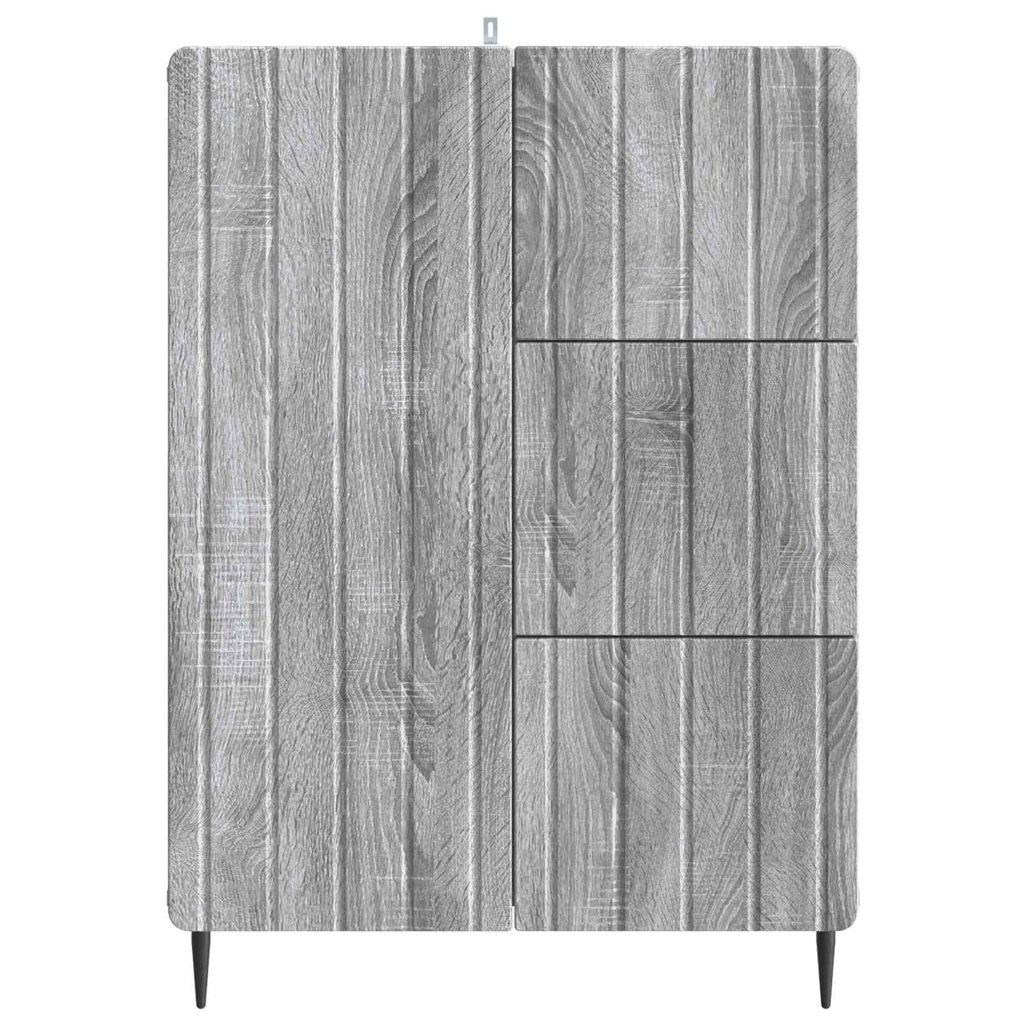 vidaXL Sideboard Grey Sonoma 66 x 34.5 x 91.5 cm Engineered Wood