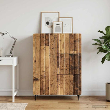 vidaXL Sideboard Old Wood 66 x 34.5 x 91.5 cm Engineered Wood