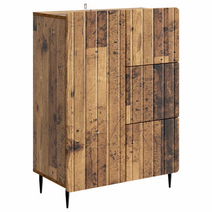 vidaXL Sideboard Old Wood 66 x 34.5 x 91.5 cm Engineered Wood