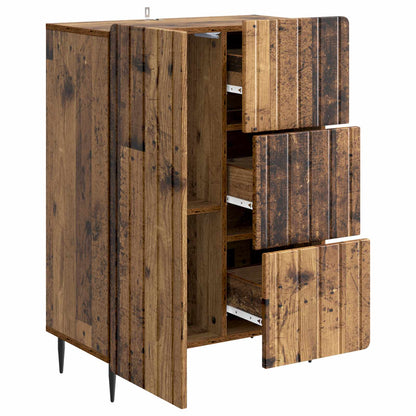 vidaXL Sideboard Old Wood 66 x 34.5 x 91.5 cm Engineered Wood