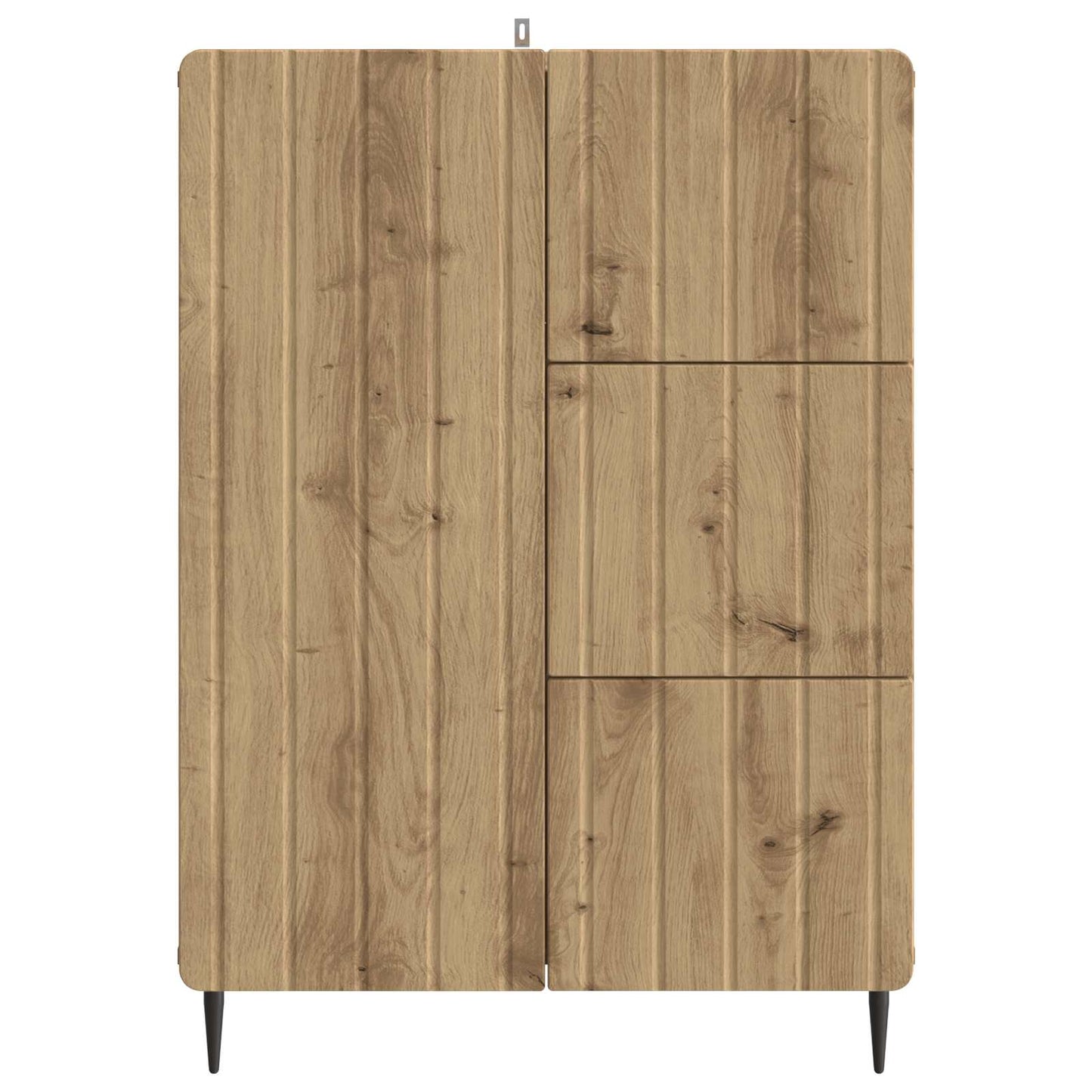 vidaXL Sideboard Artisan Oak 66 x 34.5 x 91.5 cm Engineered Wood
