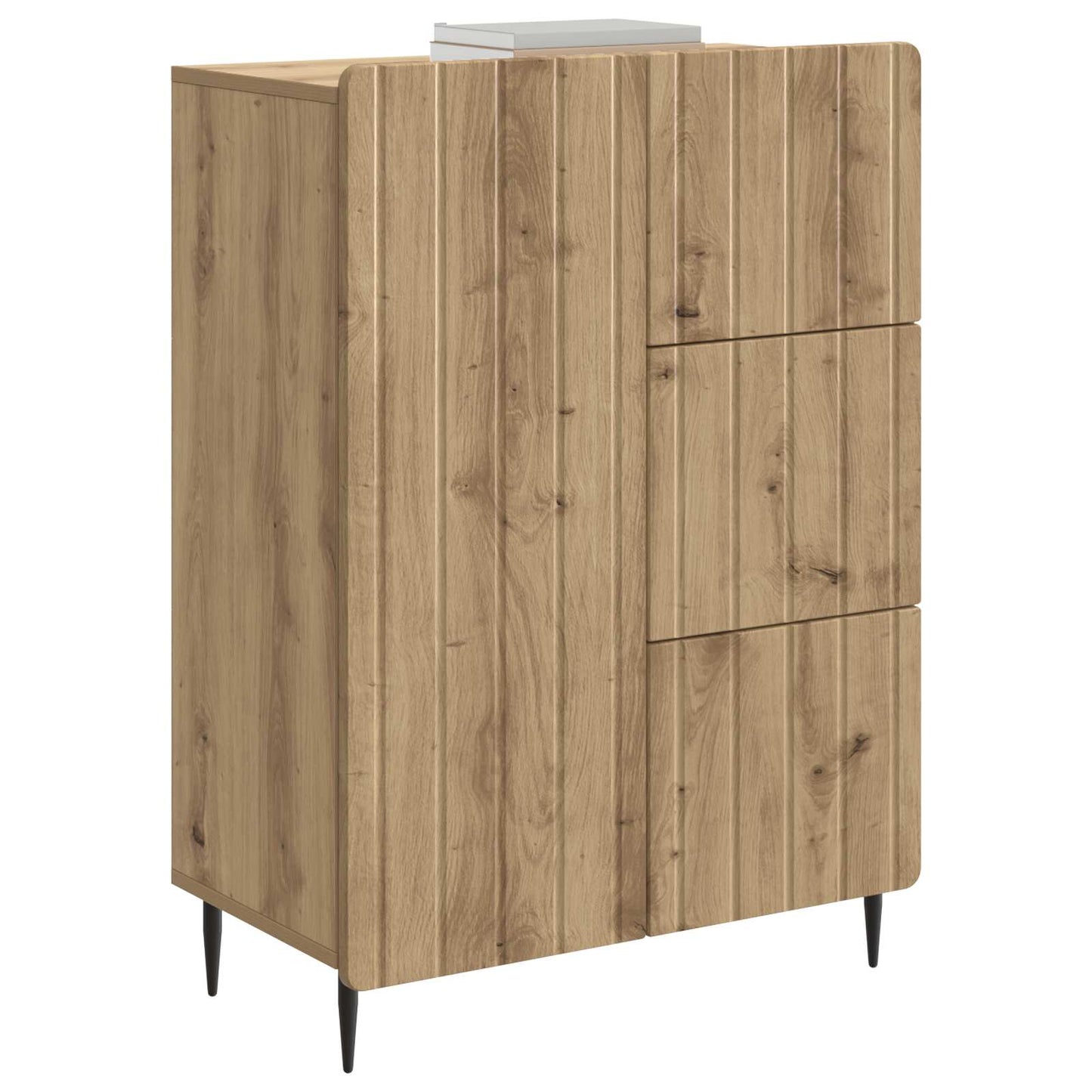 vidaXL Sideboard Artisan Oak 66 x 34.5 x 91.5 cm Engineered Wood
