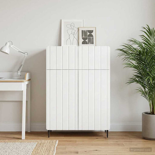 vidaXL Sideboard White 66 x 34.5 x 92 cm Engineered Wood