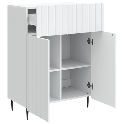 vidaXL Sideboard with Drawer White 66 x 34.5 x 92 cm Engineered Wood